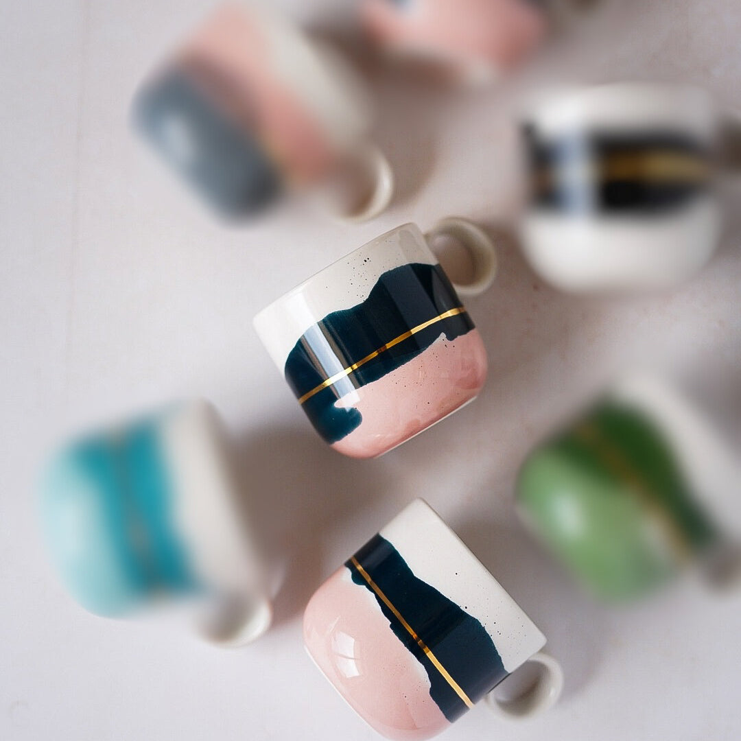 Landscape cappuccino cup